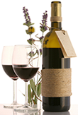 Wine and lavender